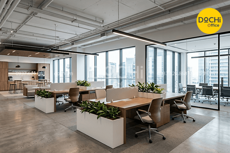 10+ Ý tưởng thiết kế văn phòng 120m2 đẹp cho doanh nghiệp