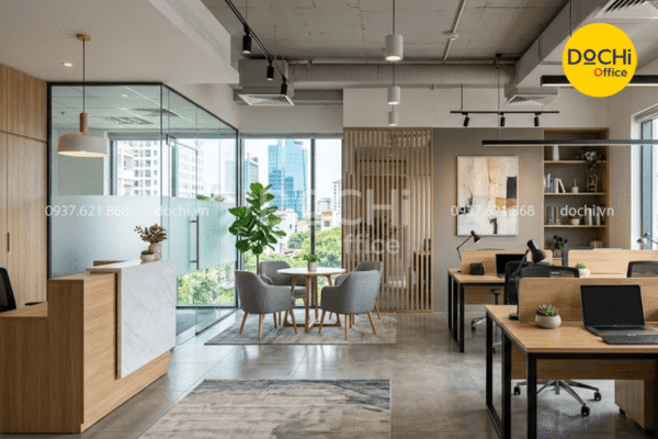 Làm sao để thiết kế nội thất văn phòng 80m2 tối ưu?