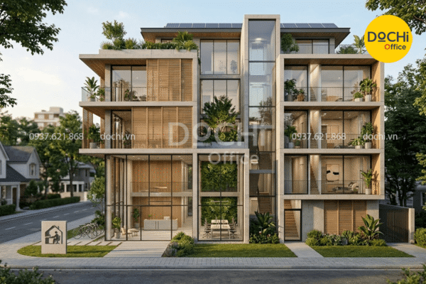 20+ Mẫu thiết kế nhà kết hợp văn phòng đẹp, tối ưu