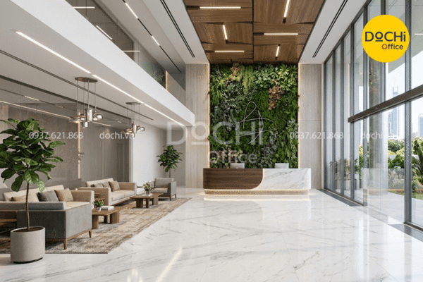 Kinh nghiệm khi thiết kế sảnh văn phòng công ty