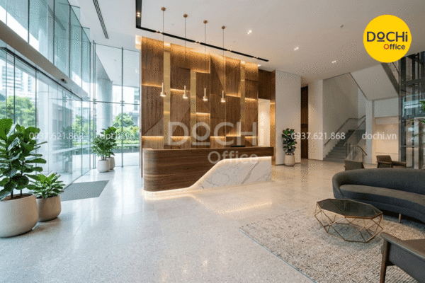 Tổng hợp các mẫu thiết kế sảnh văn phòng hiện đại và chuyên nghiệp