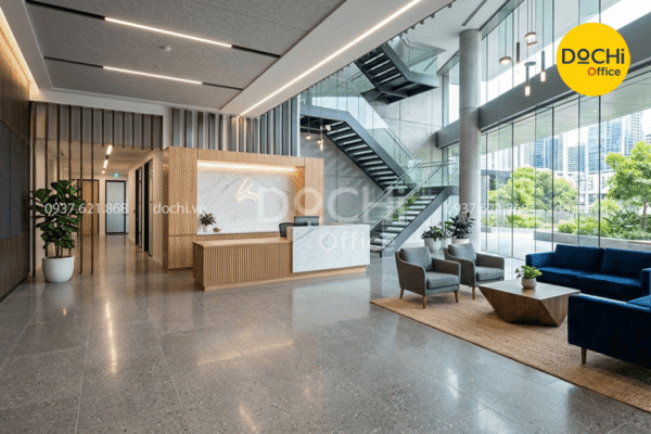 Kinh nghiệm khi thiết kế sảnh văn phòng công ty