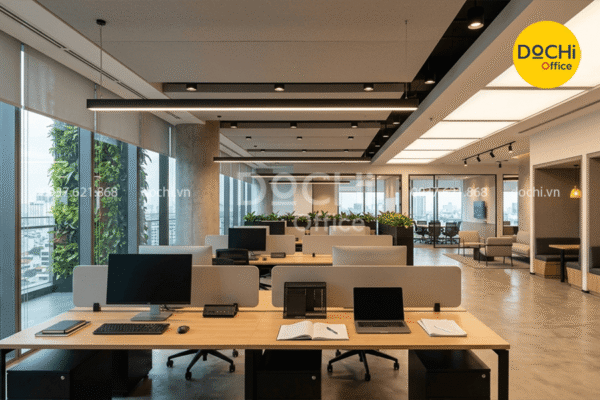 Vai trò của hệ thống ánh sáng trong thiết kế văn phòng