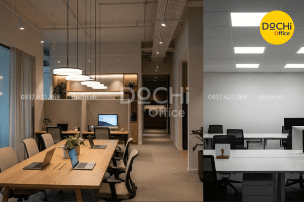 Nguyên tắc bố trí và tính toán số lượng đèn văn phòng