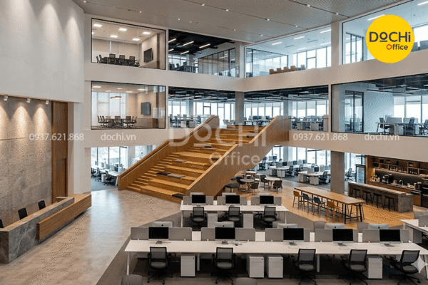 Mẫu thiết kế nội thất văn phòng của các công ty công nghệ hàng đầu VNG Corporation