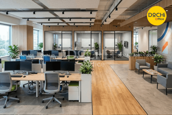 Mẫu thiết kế nội thất văn phòng của các công ty công nghệ hàng đầu TopCV