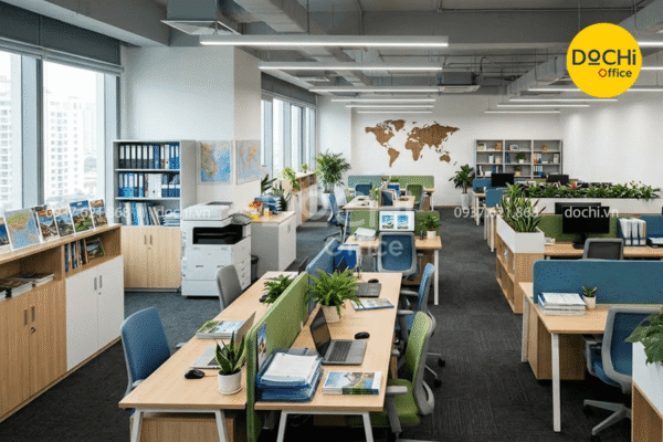 Lưu ý khi thiết kế nội thất văn phòng công ty du lịch