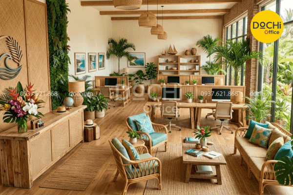 Tổng hợp các ý tưởng nội thất văn phòng công ty du lịch theo nhiều phong cách