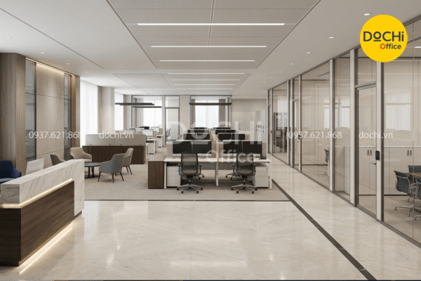 Tổng hợp các mẫu thiết kế nội thất chuyên nghiệp văn phòng công ty tài chính