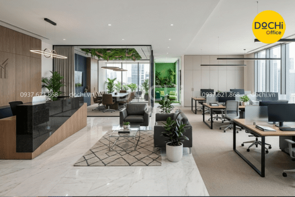 Tổng hợp các mẫu thiết kế nội thất chuyên nghiệp văn phòng công ty tài chính