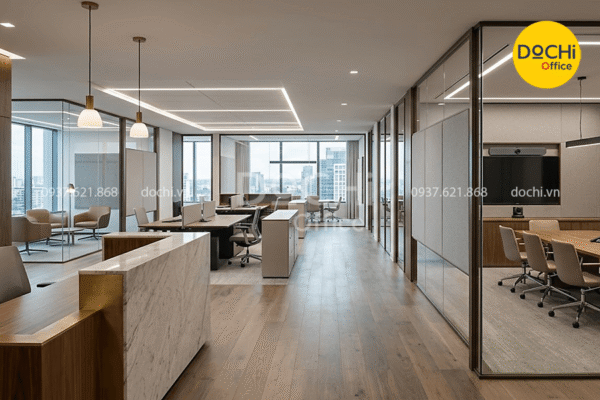 Những lưu ý khi thiết kế nội thất văn phòng công ty tài chính