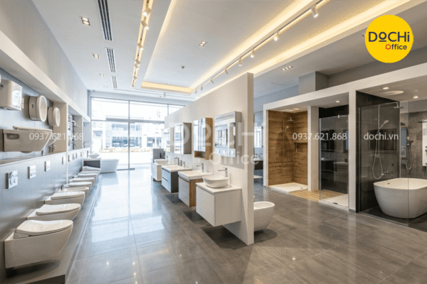 Thiết kế nội thất showroom thiết bị vệ sinh