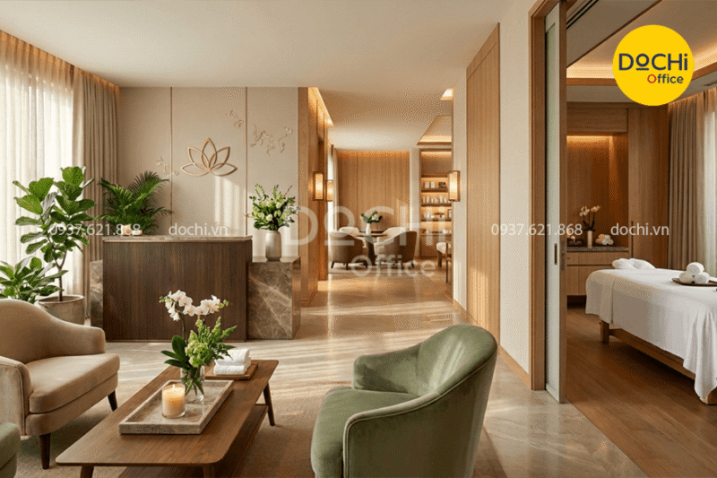 Thiết kế nội thất Spa chuẩn đẹp, tạo dấu ấn thương hiệu riêng
