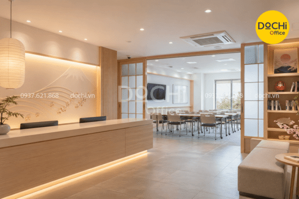 Mẫu thiết kế nội thất trung tâm tiếng Nhật