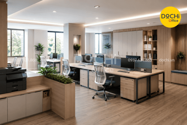 Kinh nghiệm thiết kế nội thất văn phòng 70m2 tối ưu cho doanh nghiệp